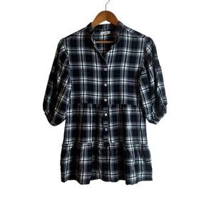 Max Studio plaid mini dress. Size small